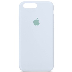 Чехол Silicone Case Full Protective (AA) для Apple iPhone 7 plus / 8 plus (5.5") Голубой / Cloud Blue