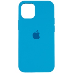 Чохол Silicone Case Full Protective (AA) для Apple iPhone 14 Pro Max (6.7"), Голубой / Blue