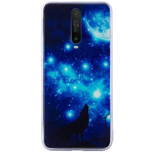 TPU+Glass чехол Fantasy с глянцевыми торцами для Poco X2