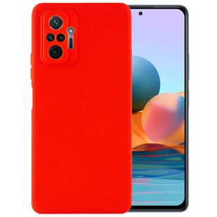 Силиконовый чехол Candy Full Camera для Xiaomi Redmi Note 10 Pro / 10 Pro Max Красный / Red