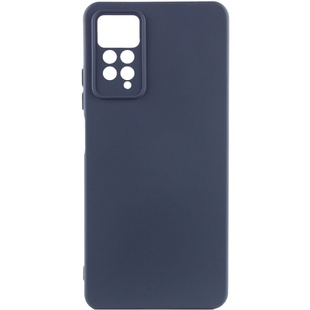 Чехол Silicone Cover Lakshmi Full Camera (A) для Xiaomi Redmi Note 11 Pro 4G/5G / 12 Pro 4G Синий / Midnight Blue