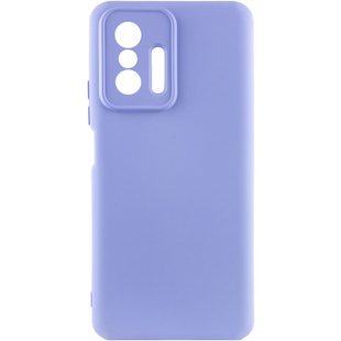 Чехол Silicone Cover Lakshmi Full Camera (A) для Xiaomi 11T / 11T Pro Сиреневый / Dasheen