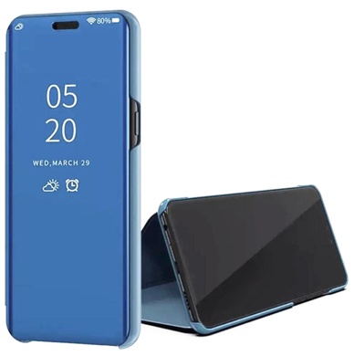 Чехол-книжка Clear View Standing Cover для Xiaomi Redmi Note 10 / Note 10s Синий