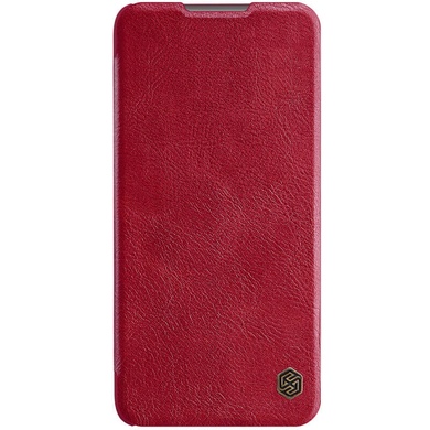 Кожаный чехол (книжка) Nillkin Qin Series для Xiaomi Redmi Note 9 4G / Redmi 9 Power / Redmi 9T Красный