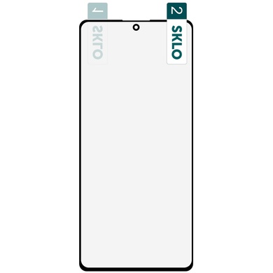 Гнучке захисне скло SKLO Nano (тех.пак) для Samsung Galaxy S10 Lite, Чорний