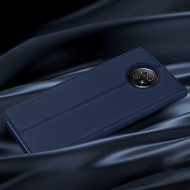 Чехол-книжка Dux Ducis с карманом для визиток для Xiaomi Redmi Note 9 5G / Note 9T Синий