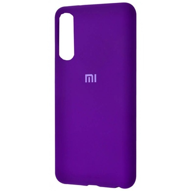Чехол Silicone Cover Full Protective (AA) для Xiaomi Mi 9, Фиолетовый / Grape