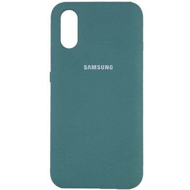Чохол Silicone Cover Full Protective (AA) для Samsung Galaxy M01 Core / A01 Core, Зелений / Pine green