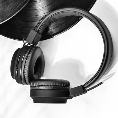 Накладні бездротові навушники Hoco W25, Чорний