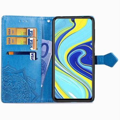 Кожаный чехол (книжка) Art Case с визитницей для Realme XT, Синий