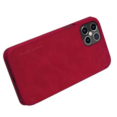 Кожаный чехол (книжка) Nillkin Qin Series для iPhone 13 Pro Max, Красный