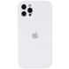 Чохол Silicone Case Full Camera Protective (AA) для Apple iPhone 13 Pro Max (6.7 "), Білий / White