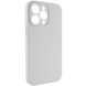 Чохол Silicone Case Full Camera Protective (AA) NO LOGO для Apple iPhone 14 Pro Max (6.7"), Сірий / Lavender
