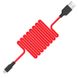 Дата кабель Hoco X21 Silicone MicroUSB Cable (1m) Черный / Красный