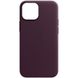 Шкіряний чохол Leather Case (AA Plus) для Apple iPhone 11 Pro Max (6.5"), Dark Cherry