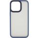 TPU+PC чехол Metal Buttons для Apple iPhone 12 Pro Max (6.7") Синий