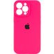 Чохол Silicone Case Full Camera Protective (AA) для Apple iPhone 15 Pro (6.1"), Розовый / Barbie pink