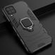 Ударопрочный чехол Transformer Ring for Magnet для Samsung Galaxy A22 4G / M32 Черный / Soul Black