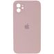 Чохол Silicone Case Square Full Camera Protective (AA) для Apple iPhone 11 (6.1 "), Рожевий / Pink Sand