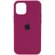 Чохол Silicone Case Full Protective (AA) для Apple iPhone 12 Pro Max (6.7 "), Бордовый / Maroon