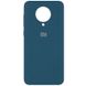Чехол Silicone Cover Full Protective (AA) для Xiaomi Redmi K30 Pro / Poco F2 Pro Синий / Cosmos blue