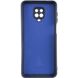 Чехол Silicone Cover Lakshmi Full Camera (A) для Xiaomi Redmi Note 9s / Note 9 Pro / Note 9 Pro Max Синий / Midnight Blue