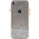 TPU чехол Spangle star с защитой камеры для Apple iPhone 7 / 8 / SE (2020) (4.7") Прозрачный