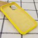 Чехол Silicone Case Full Protective (AA) для Apple iPhone 13 Pro Max (6.7") Желтый / Neon Yellow