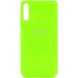 Чохол Silicone Cover Full Protective (AA) для Samsung Galaxy A50 (A505F) / A50s / A30s, Салатовый / Neon Green