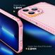 Чохол TPU Ease Carbon color series для Apple iPhone 13 Pro Max (6.7"), Розовый / Прозрачный