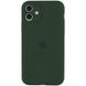 Чохол Silicone Case Full Camera Protective (AA) для Apple iPhone 12 (6.1"), Зеленый / Cyprus Green