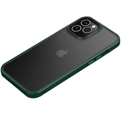 TPU+PC чохол Metal Buttons для Apple iPhone 12 Pro Max (6.7"), Зеленый