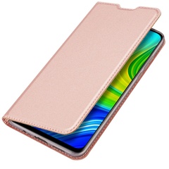 Чехол-книжка Dux Ducis с карманом для визиток для Xiaomi Mi 10T / Mi 10T Pro Rose Gold