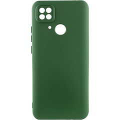 Чохол Silicone Cover Lakshmi Full Camera (AAA) для Xiaomi Redmi 10C, Зеленый / Cyprus Green