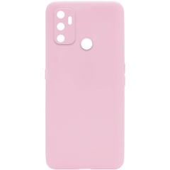 Силиконовый чехол Candy Full Camera для Oppo A53 / A32 / A33 Розовый / Pink Sand