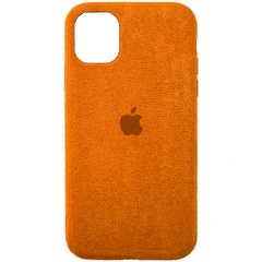 Чехол ALCANTARA Case Full для Apple iPhone 12 Pro / 12 (6.1") Оранжевый