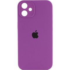Чехол Silicone Case Square Full Camera Protective (AA) для Apple iPhone 11 (6.1") Фиолетовый / Grape