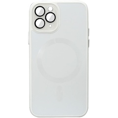 Чехол TPU+Glass Sapphire Midnight with MagSafe для Apple iPhone 11 Pro Max (6.5") Белый / White