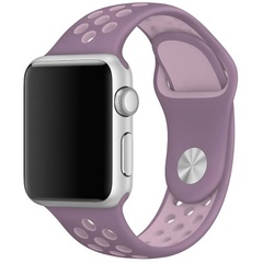 Силіконовий ремінець Sport+ для Apple watch 38mm / 40mm, lilac pride / Pink