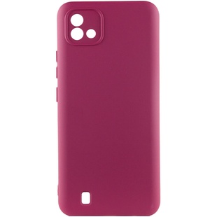 Чохол Silicone Cover Lakshmi Full Camera (A) для Realme C11 (2021), Бордовый / Marsala