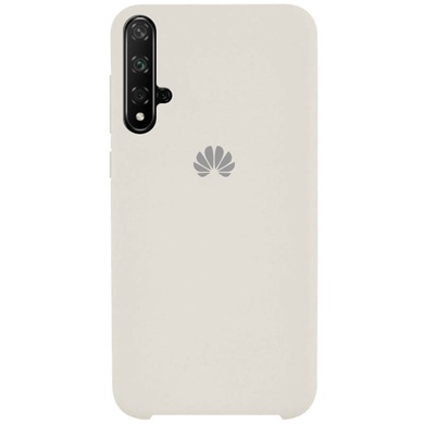 Чехол Silicone Cover (AA) для Huawei Honor 20 / Nova 5T Бежевый / Antigue White