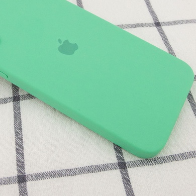 Чехол Silicone Case Square Full Camera Protective (AA) для Apple iPhone 11 Pro Max (6.5") Зеленый / Spearmint