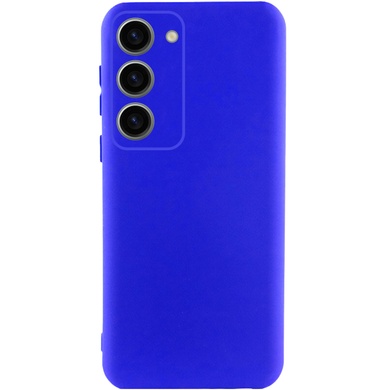 Чохол Silicone Cover Lakshmi Full Camera (AA) для Samsung Galaxy S24 FE, Синий / Iris