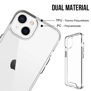 Чохол TPU Space Case transparent для Apple iPhone 13 mini (5.4"), Прозорий