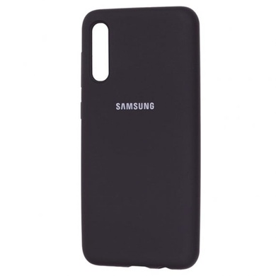 Чохол Silicone Cover Full Protective (AA) для Samsung Galaxy A50 (A505F) / A50s / A30s, Чорний / Black