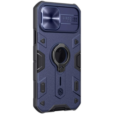 TPU+PC чохол Nillkin CamShield Armor (шторка на камеру) для Apple iPhone 12 Pro / 12 (6.1 "), Синий