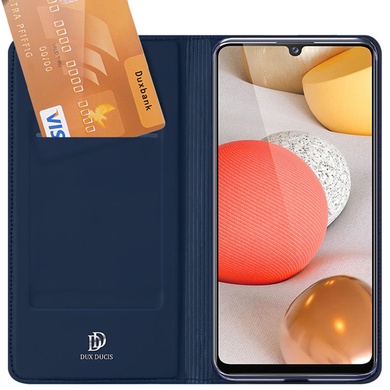Чехол-книжка Dux Ducis с карманом для визиток для Samsung Galaxy M53 5G Синий