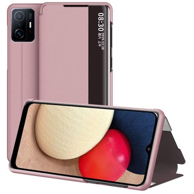 Чехол-книжка Smart View Cover для Xiaomi Redmi Note 11 Pro, Розовый