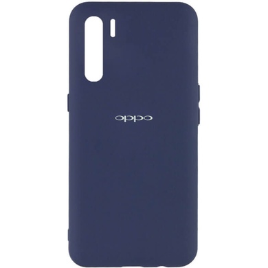 Чохол Silicone Cover My Color Full Protective (A) для Oppo A91, Синий / Midnight Blue