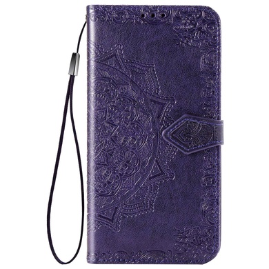 Кожаный чехол (книжка) Art Case с визитницей для Realme XT, Фиолетовый